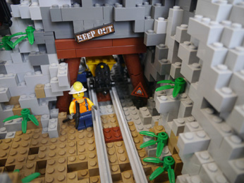 entrée mine Lego