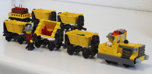train mine Lego