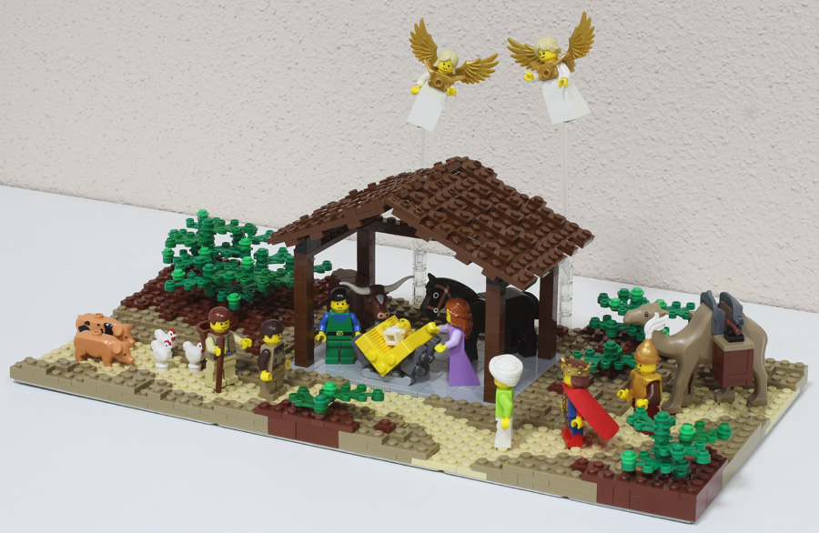 crèche de Noël Lego