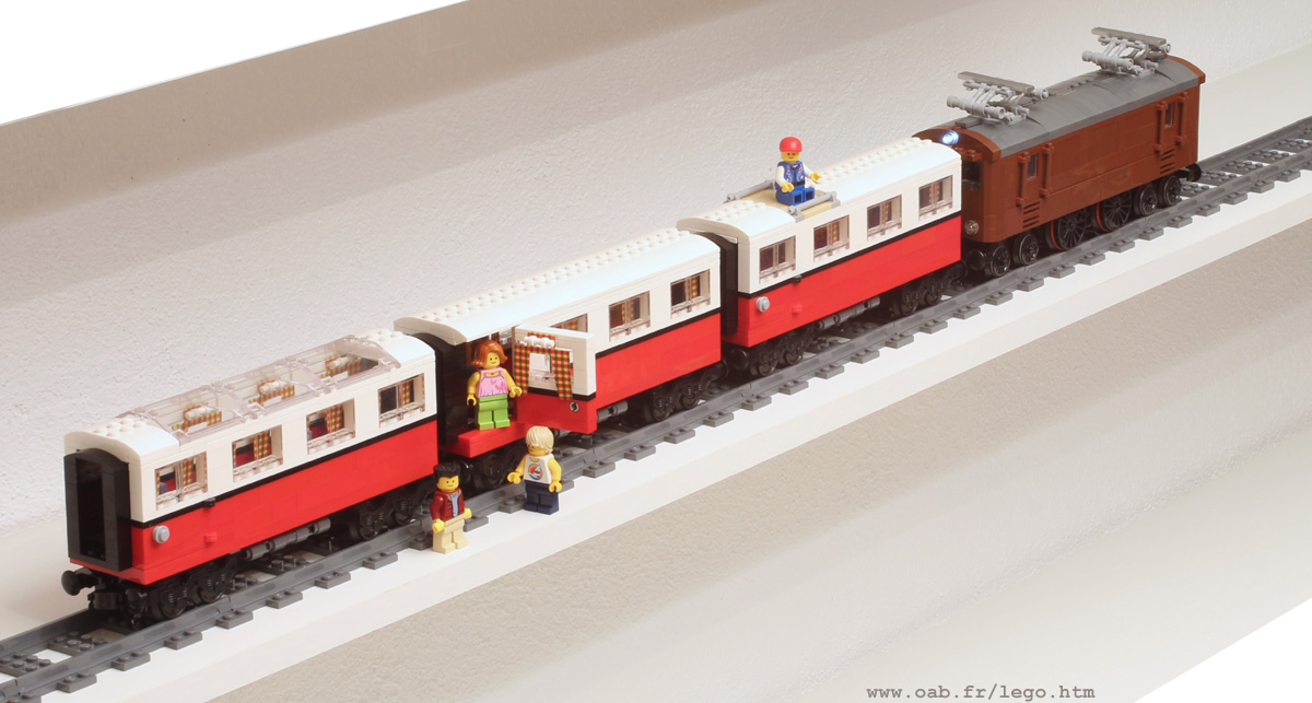 train Lego wagons combi VW 10220