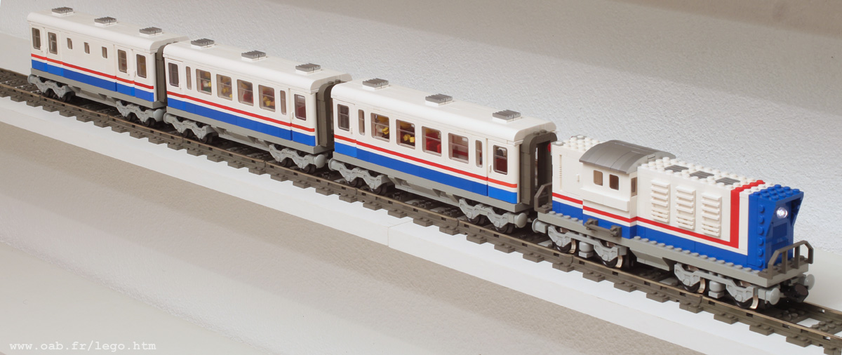 Train Lego 9V style 5580