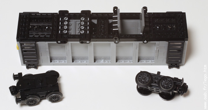 détail wagon trémie Lego