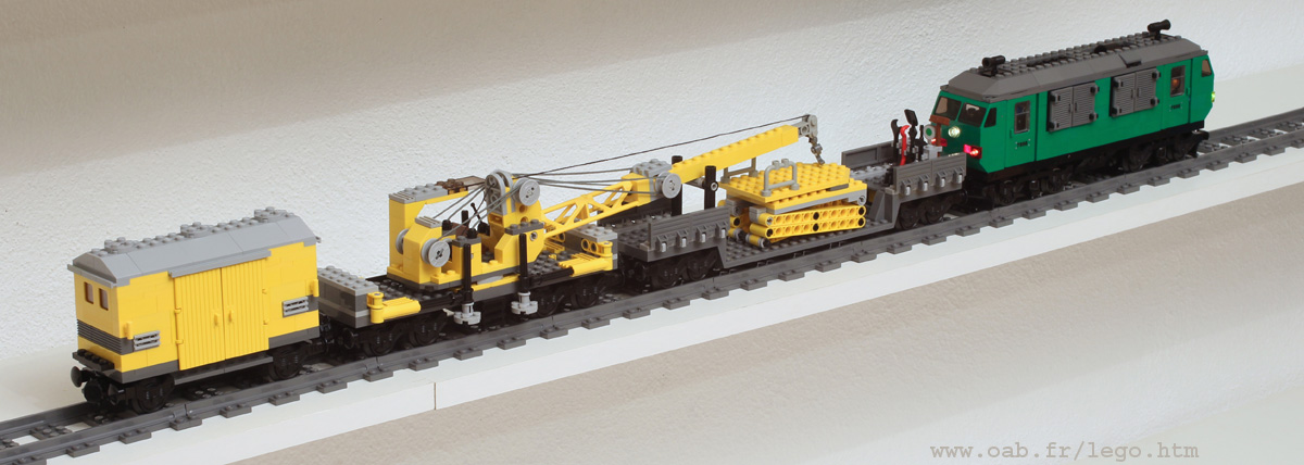 train wagon grue Lego