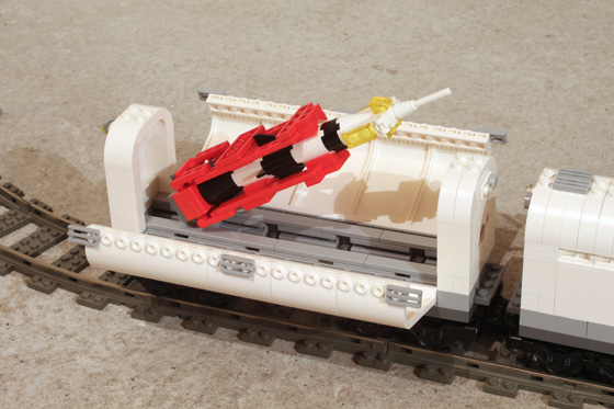 wagon fusée Lego