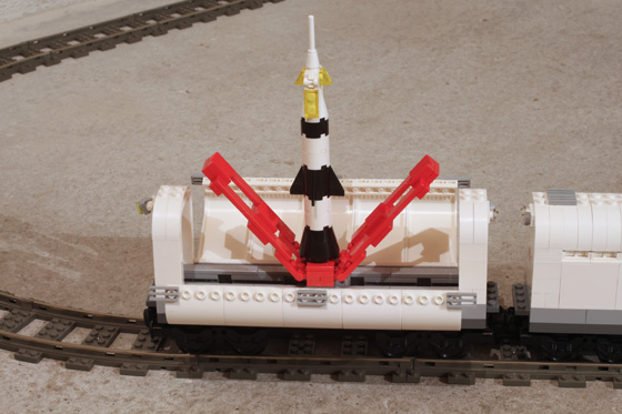 wagon fusée Lego