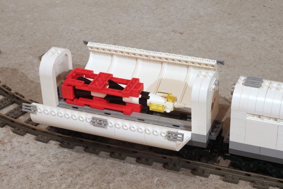 wagon fusée Lego